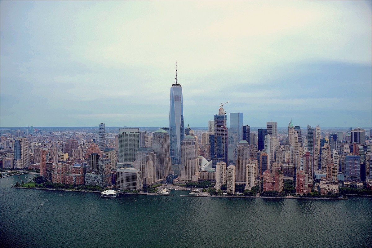 New York Skyline cote est américaine